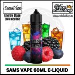 Sams Vape E-liquid 60ml Energy Blaze