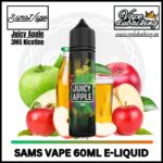 Sams Vape E-liquid 60ml Juicy Apple