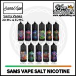 Sams Vape Saltnic all flavors