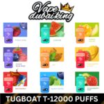 Tugboat T12000 Puffs Disposable Vape 5% Nicotine