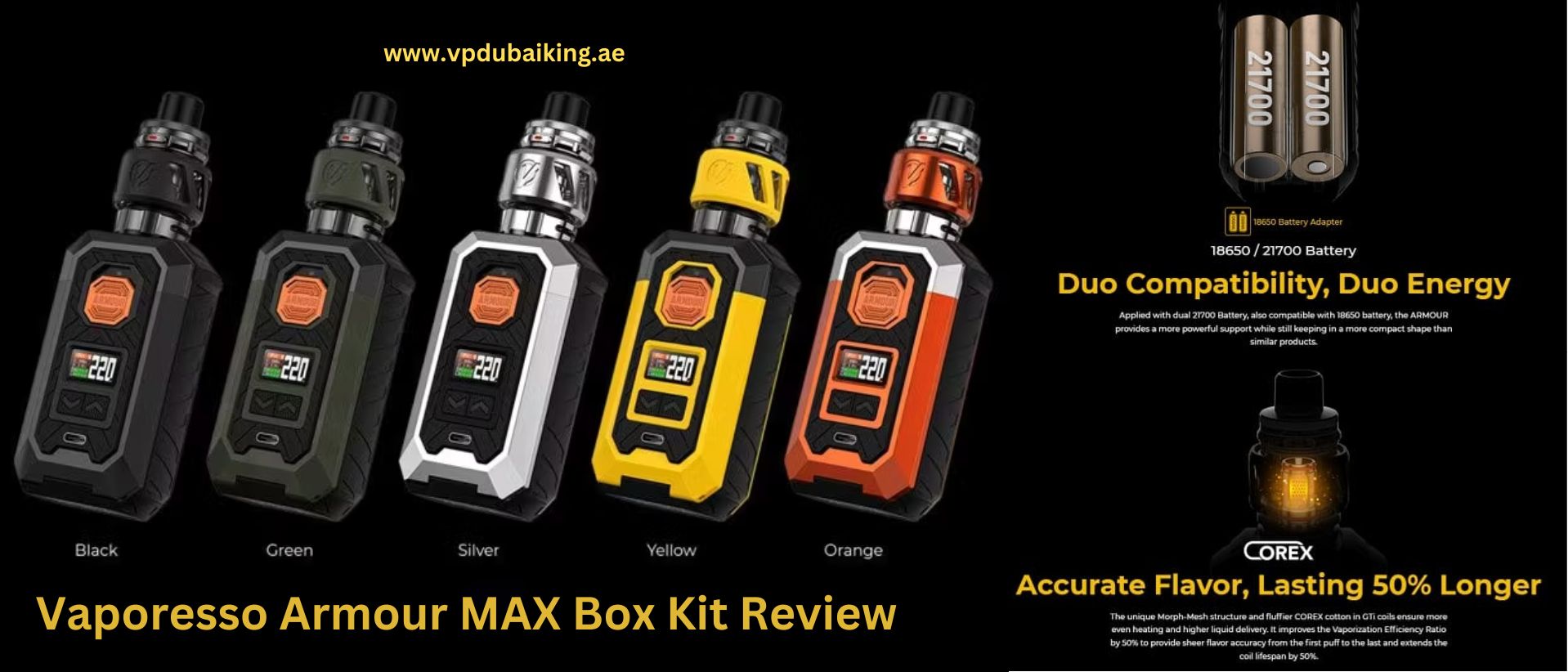 Vaporesso Armour MAX Box Kit Review 