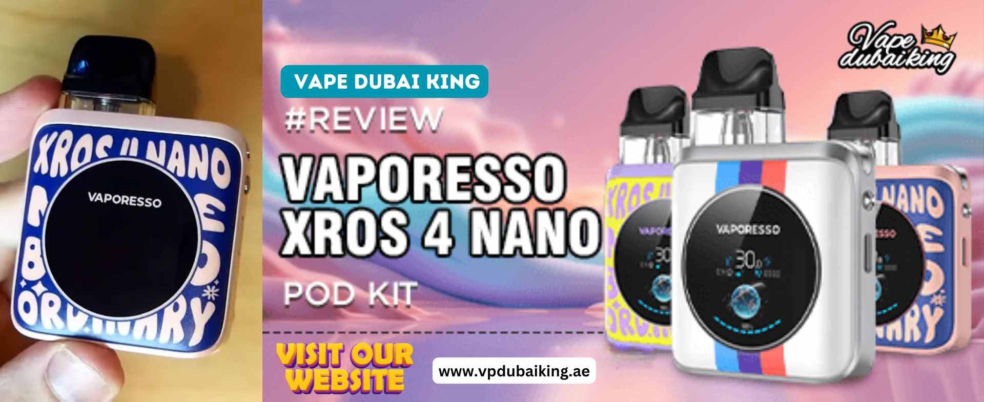 Vaporesso Xros 4 Nano vape kit Review 