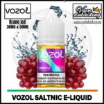 Vozol Saltnic E-juice Grape Ice