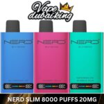 Nerd Slim 8000 puffs