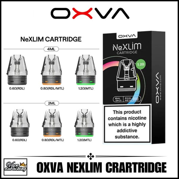 OXVA NeXlim Pods all ohm