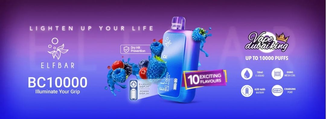 Elf Bar BC10000 Puffs 20MG Disposable in Dubai 2 Elf Bar BC10000 Puffs Review