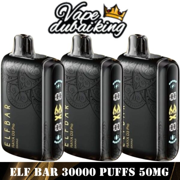 Elf Bar 30000 Puffs Raya D3 Pro Disposable Vape In Dubai 50MG