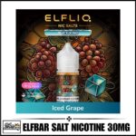 Elfliq Saltnic E-liquid By Elfbar Iced Grape
