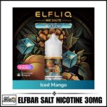 Elfliq Saltnic E-liquid By Elfbar Iced Mango