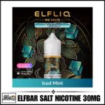 Elfliq Saltnic E-liquid By Elfbar Iced Mint