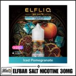 Elfliq Saltnic E-liquid By Elfbar Iced Pomegranate