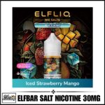 Elfliq Saltnic E-liquid By Elfbar Iced Strawberry Mango
