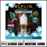 Elfliq Saltnic E-liquid By Elfbar Iced Strawberry Yakult