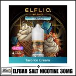 Elfliq Saltnic E-liquid By Elfbar Taro Ice Cream
