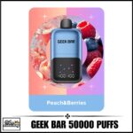 Geek Bar 50000 Puffs Disposable Vape Peach Berry