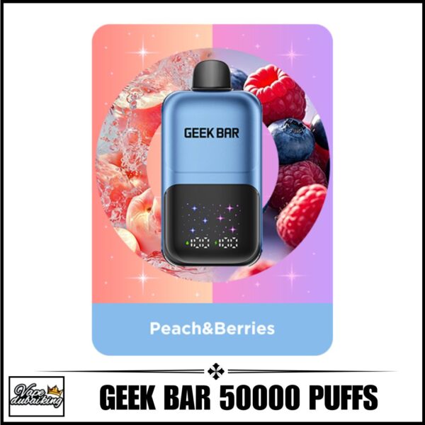 Geek Bar 50000 Puffs Disposable Vape Peach Berry