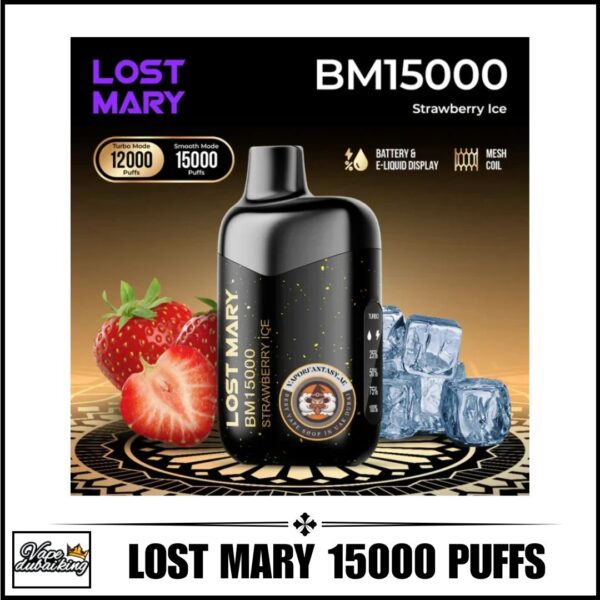 Lost Mary BM15000 Puffs Disposable Vape Strawberry Ice