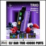Elf Bar Trio 40000 Puffs blue raspberry ice