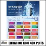 Elf Bar ice king pro 40000 puffs All Flavors