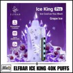 Elf Bar ice king pro 40000 puffs Grape Ice