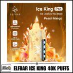 Elf Bar ice king pro 40000 puffs Peach Mango