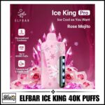 Elf Bar ice king pro 40000 puffs Rose Mojito