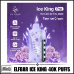 Elf Bar ice king pro 40000 puffs Taro Ice Cream