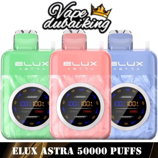 Elux Astra 50000 Puffs Disposable Vape 50MG in Dubai