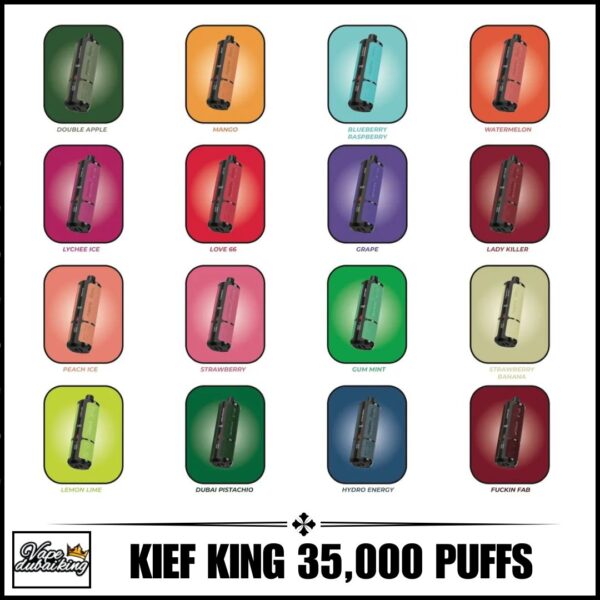 KIEF King 35000 Puffs Disposable Vape All Flavors