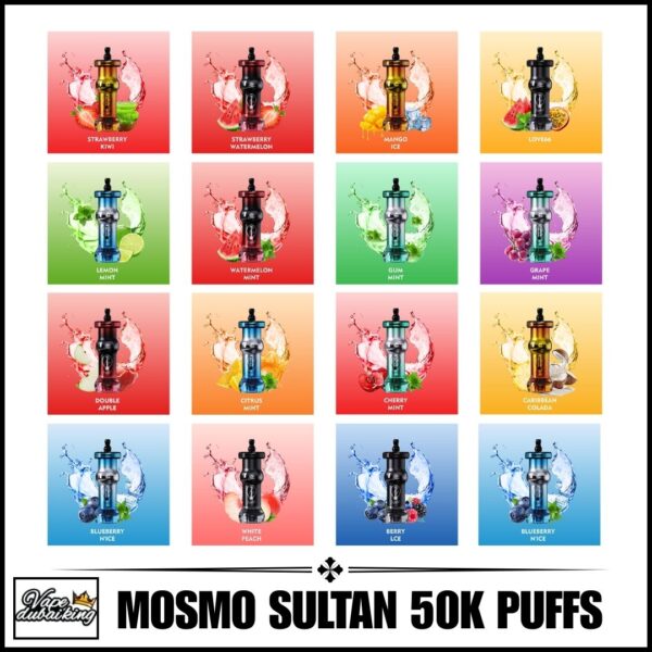 Mosmo Sultan 50000 Puffs Disposable All Flavors