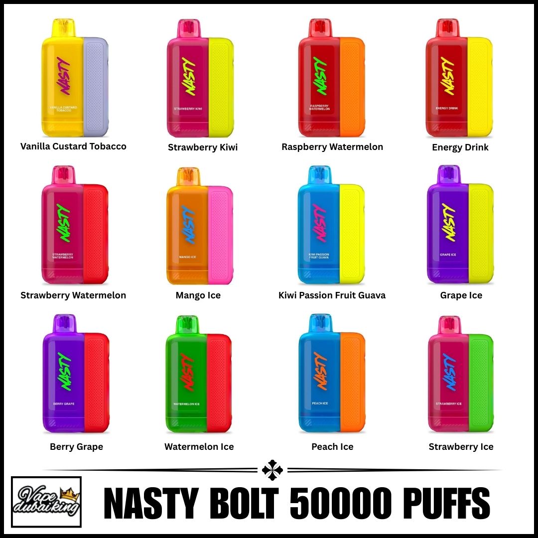 Nasty Bolt 50000 Puffs Disposable All Flavors