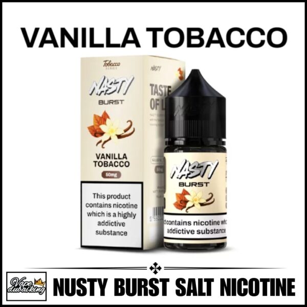 Nasty Brust Salt Nicotine Vanilla Tobacco