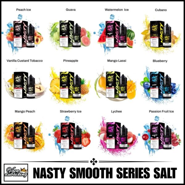 Nasty Smooth Series Salt Nicotine All Flavors