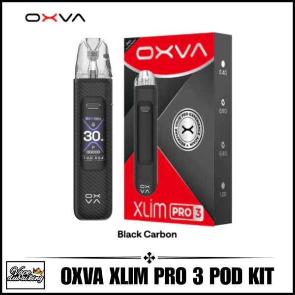 Oxva Xlim Pro 3 Pod Kit Black Carbon