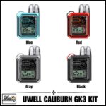 Uwell Caliburn GK3 Pod Kit All Color