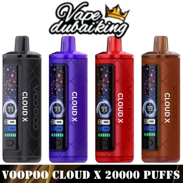 VOOPOO Cloud X 20000 Puffs 6MG Disposable Vape in Dubai