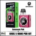 Vaporesso Xros 5 Nano Pod Kit Damascus Pink