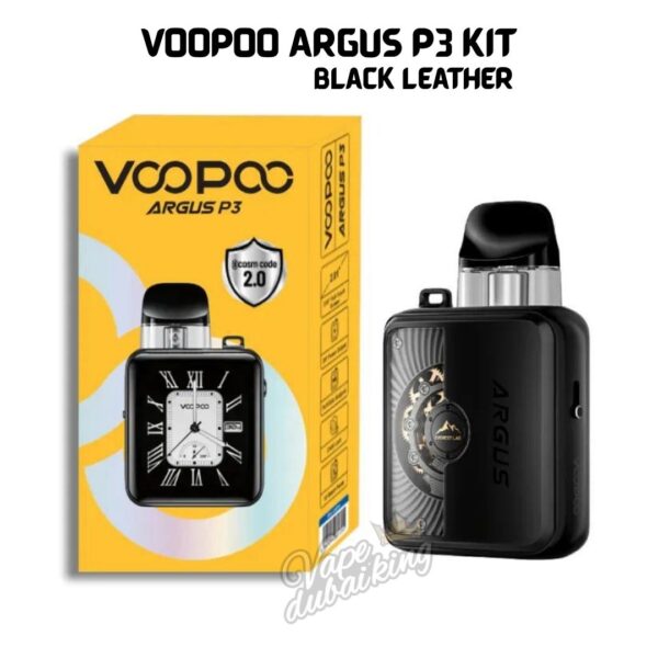 Voopoo Argus P3 Pod kit Black Leather