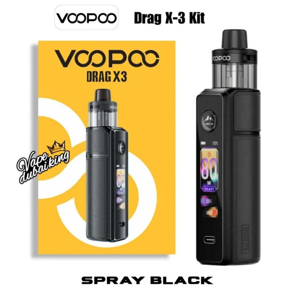 Voopoo Drag X3 Kit Spray Black