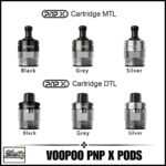 Voopoo Pnp X DTL and MTL Pods
