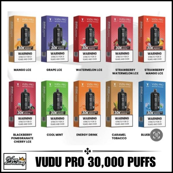 Vudu Pro 30000 Puffs Disposable All Flavors