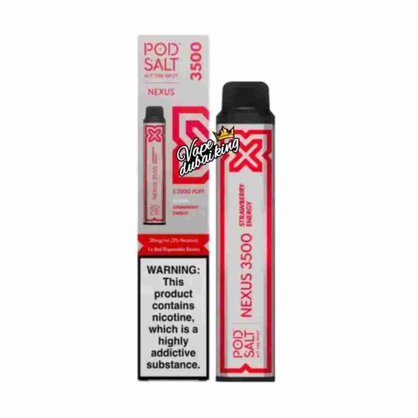 pod salt nexus 3500 puffs Strawberry Energy