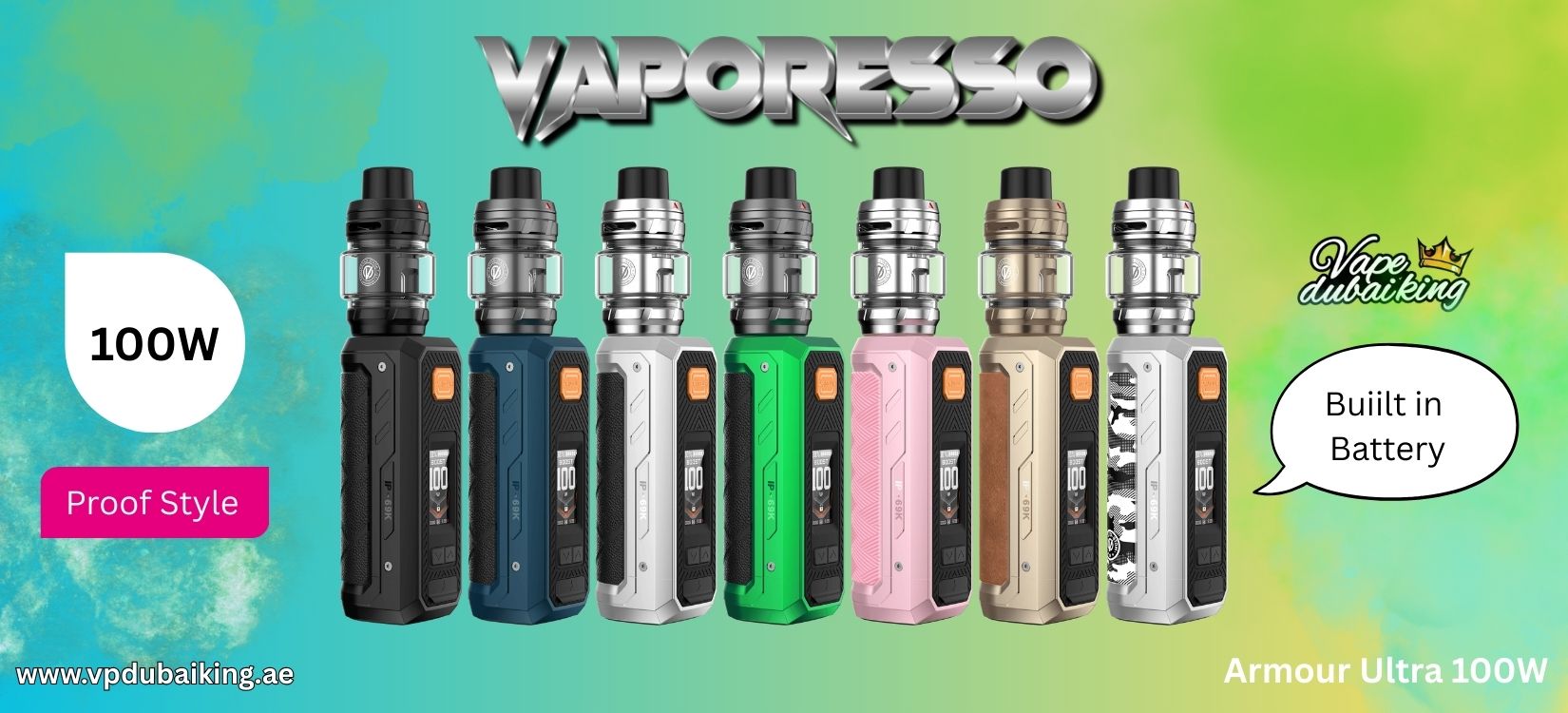 Buy Vaporesso Armour Ultra 100W kit in UAE
