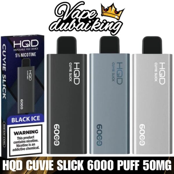HQD 6000 Puffs Cuvie Slick 50Mg In Dubai