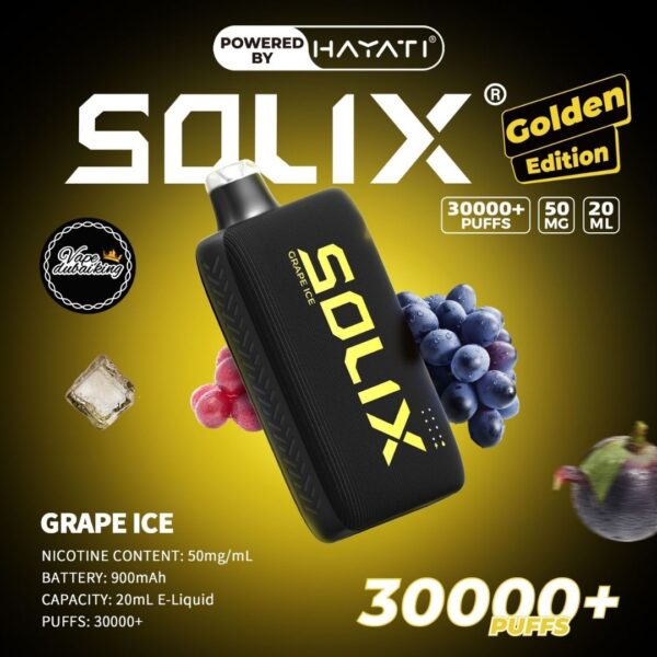 Hayati Solix 30000 Puffs Grape Ice