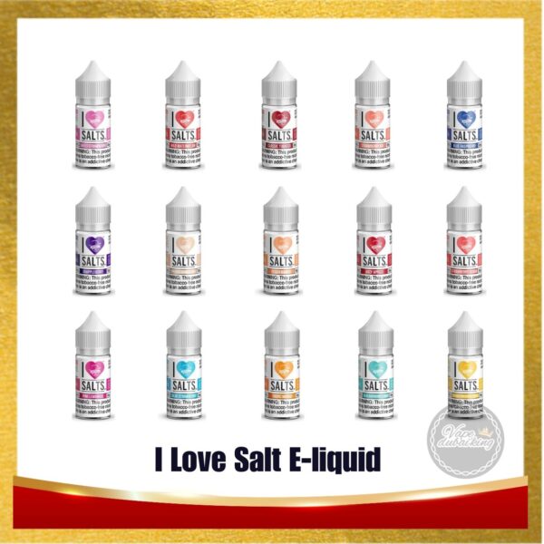 I Love Salt 50mg e-juice flavors