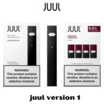 JUUL 1 device & Virginia Tobacco