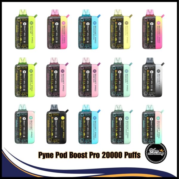 Pyne Pod Boost Pro 20000 Puffs Flavors