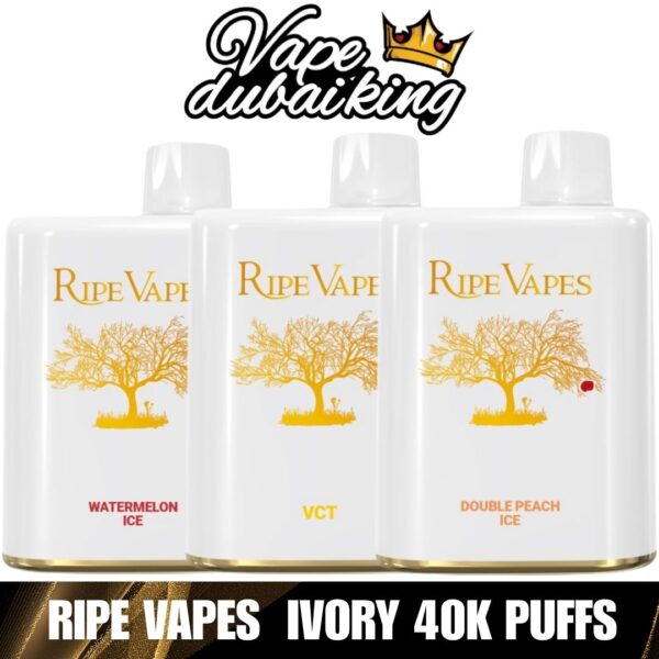 Ripe Vapes Ivory 40K Disposable Vape 20MG