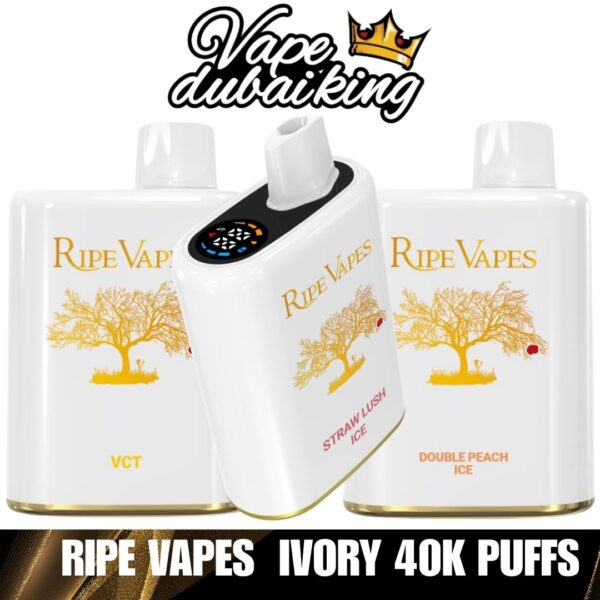 Buy Ripe Vapes Ivory 40K Disposable Vape 20MG